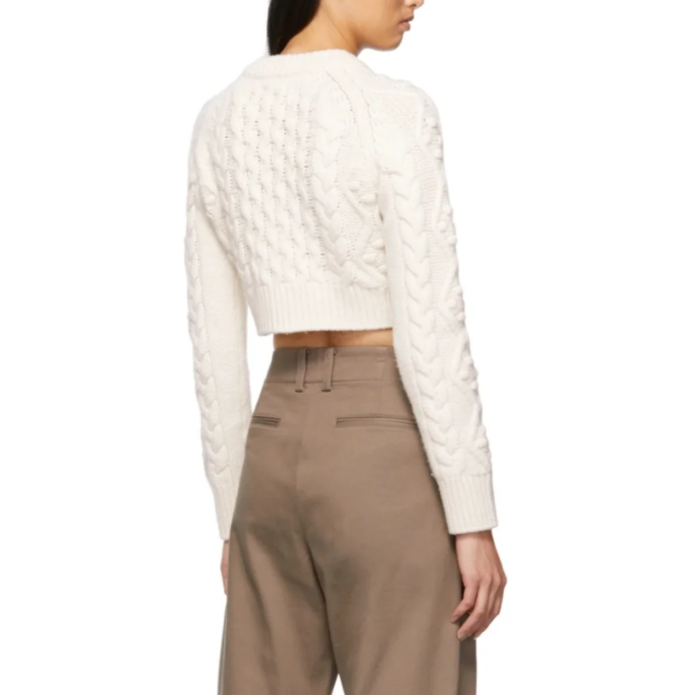 Loulou studio cropped cardigan - Picture 7 of 13